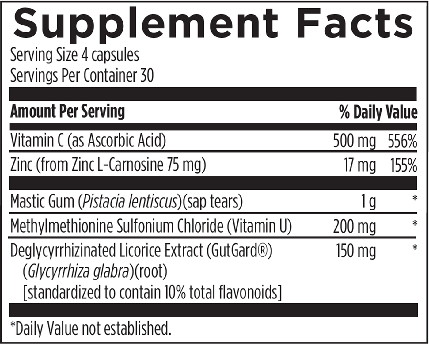 GastroMend-HP 60 vcaps Curated Wellness