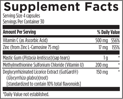 GastroMend-HP 60 vcaps Curated Wellness