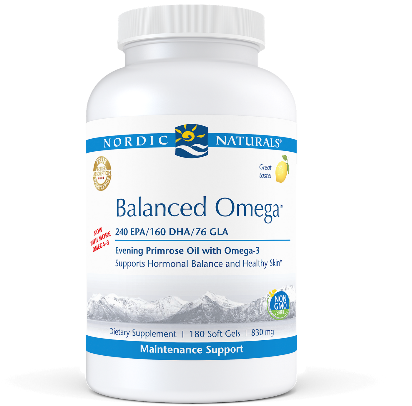 Balanced Omega Combination 180 gels Curated Wellness