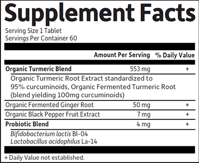 Extra Strength Turmeric Organic  Curated Wellness