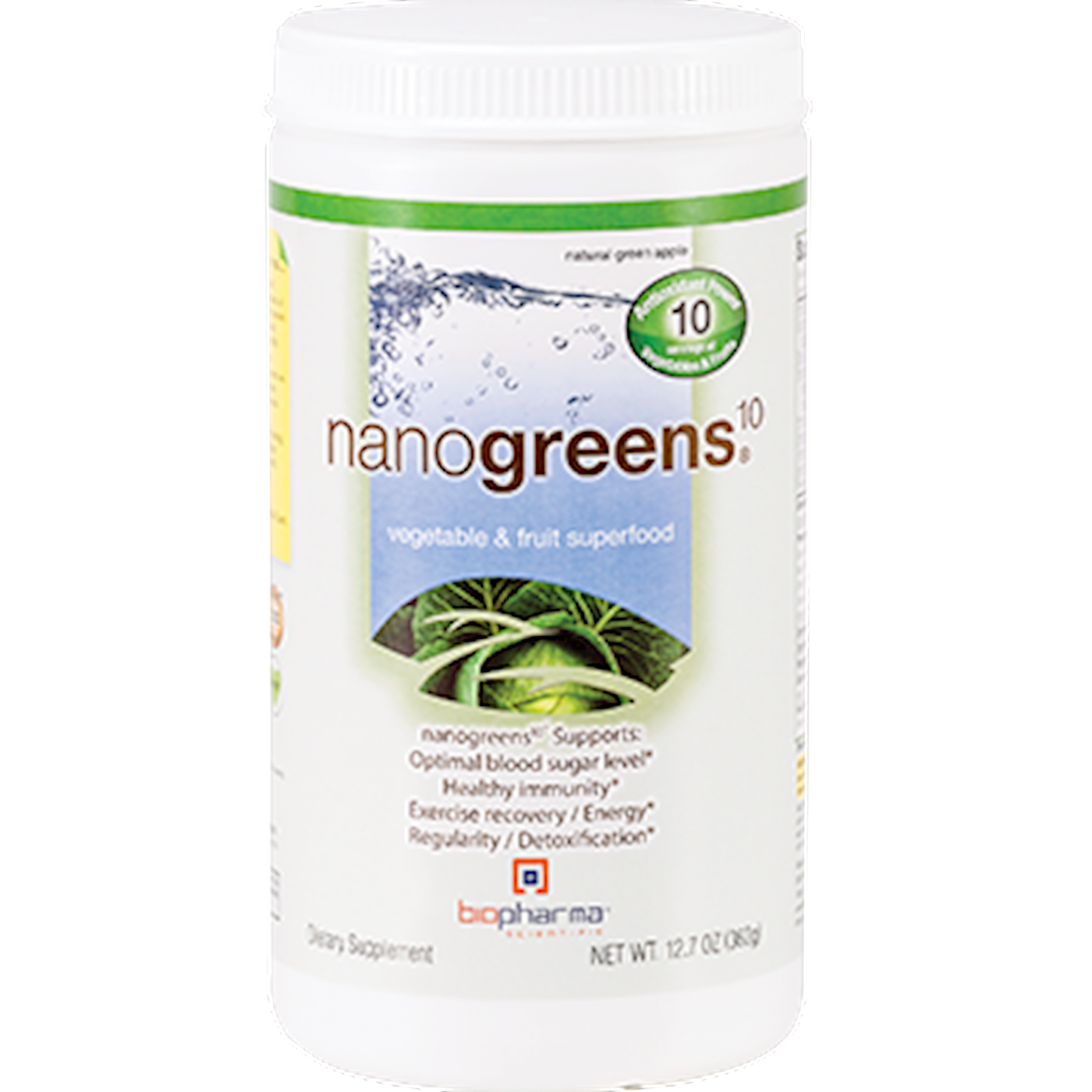 NanoGreens10 Green Apple  Curated Wellness