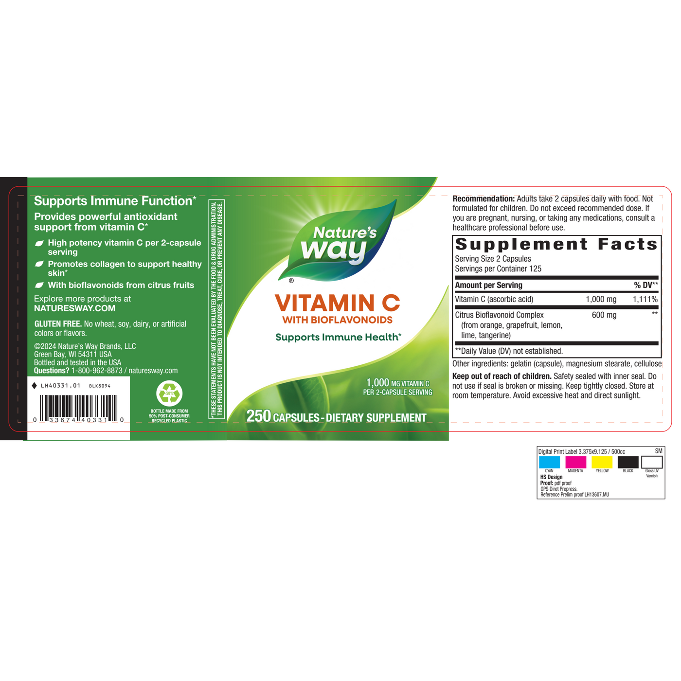 Vitamin C w/Bioflavonoids  Curated Wellness