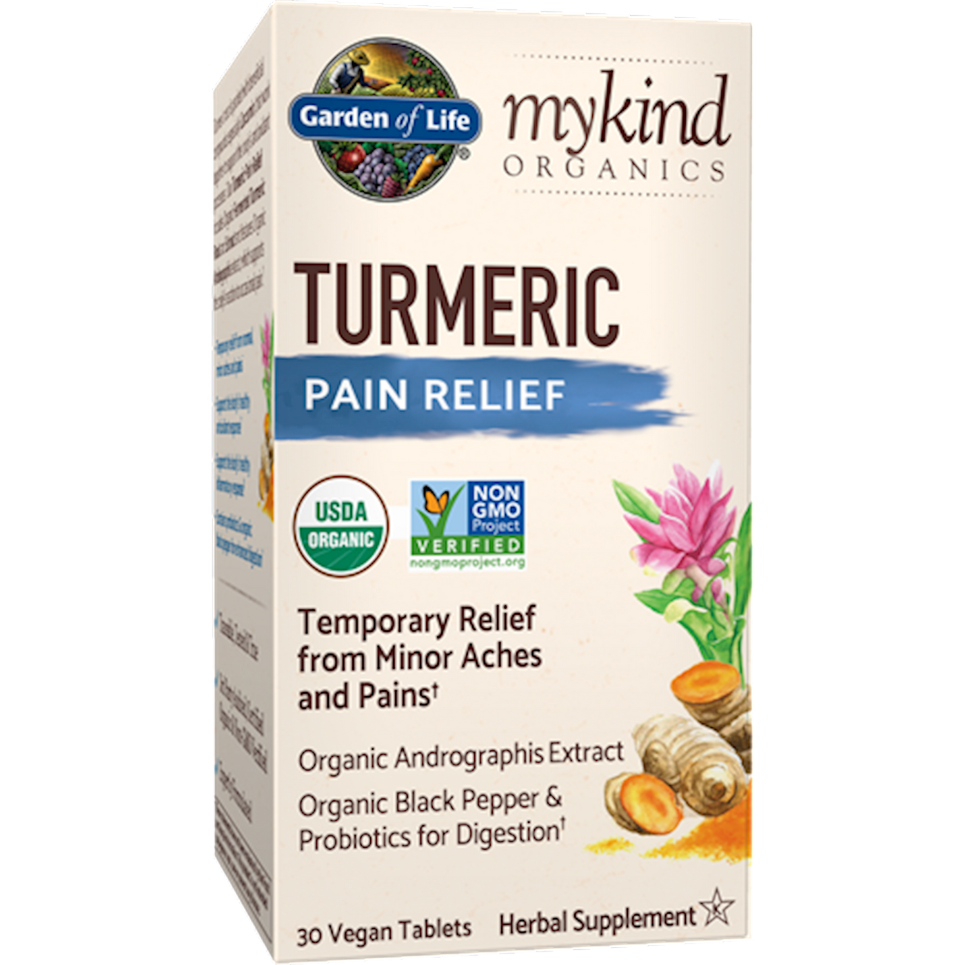 Mykind Org Turmeric Pain Relief 30 Tabs Curated Wellness
