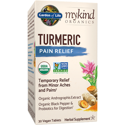 Mykind Org Turmeric Pain Relief 30 Tabs Curated Wellness