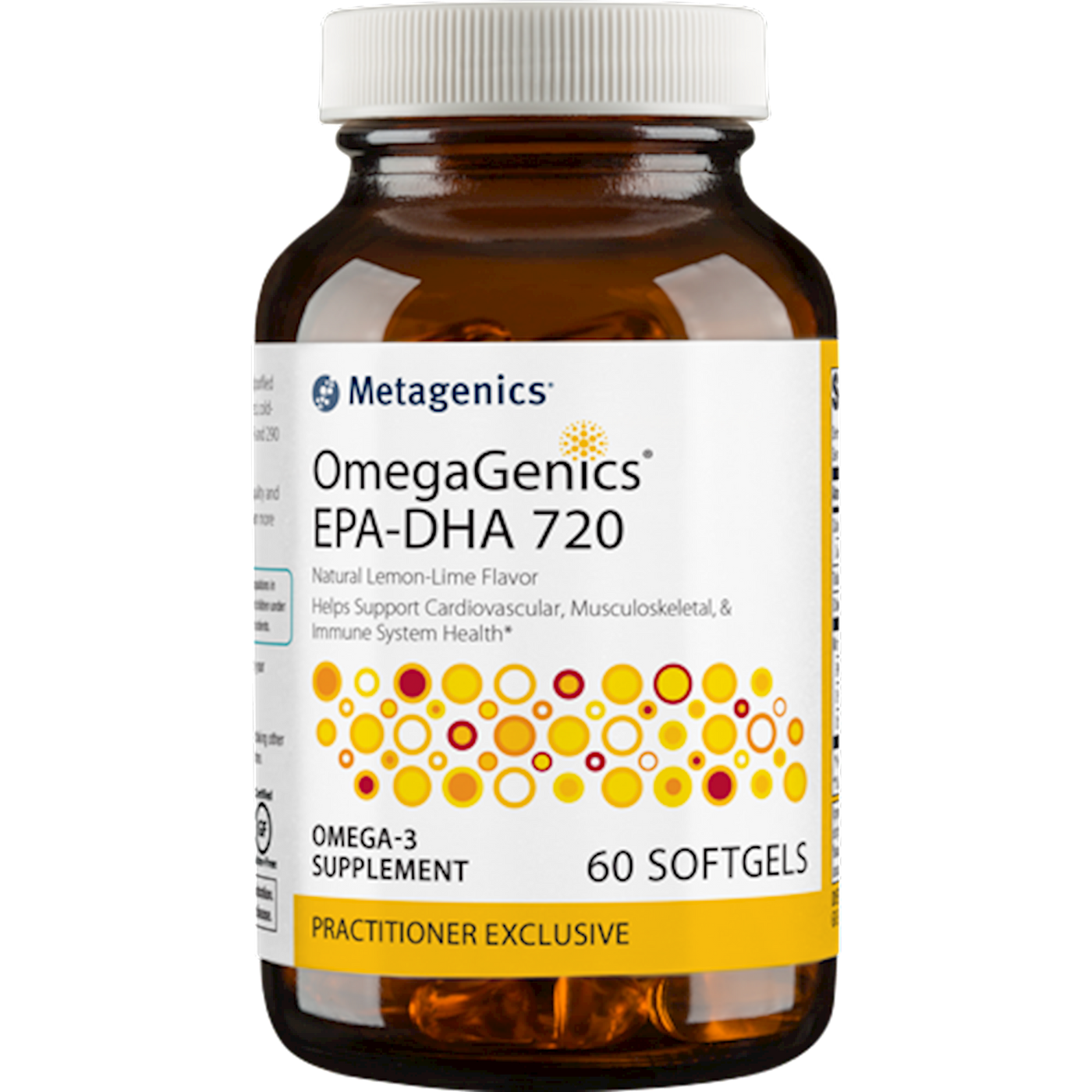 OmegaGenics EPA-DHA 720 Lemon 60 gels Curated Wellness