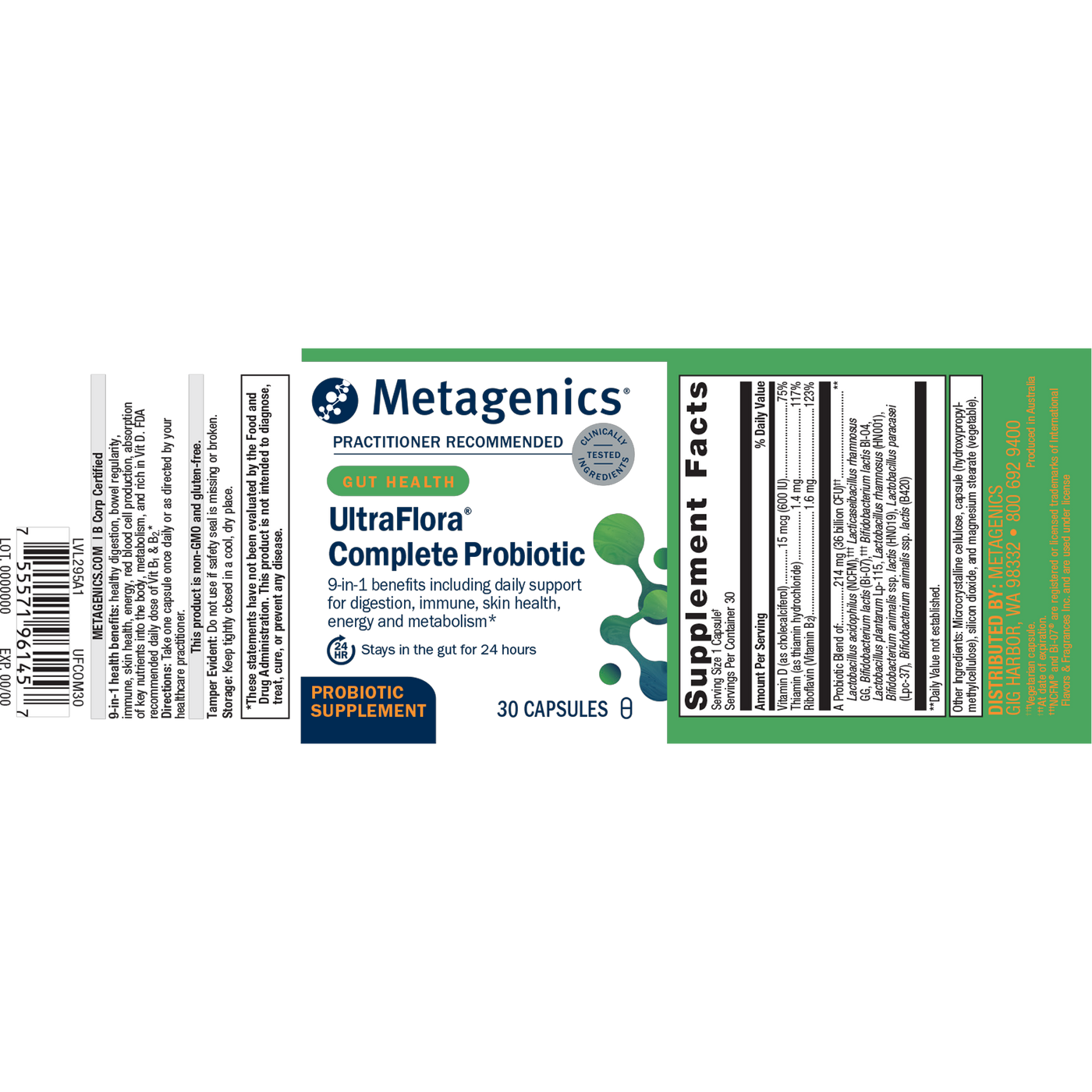 UltraFlora Complete Probiotic 30c Curated Wellness