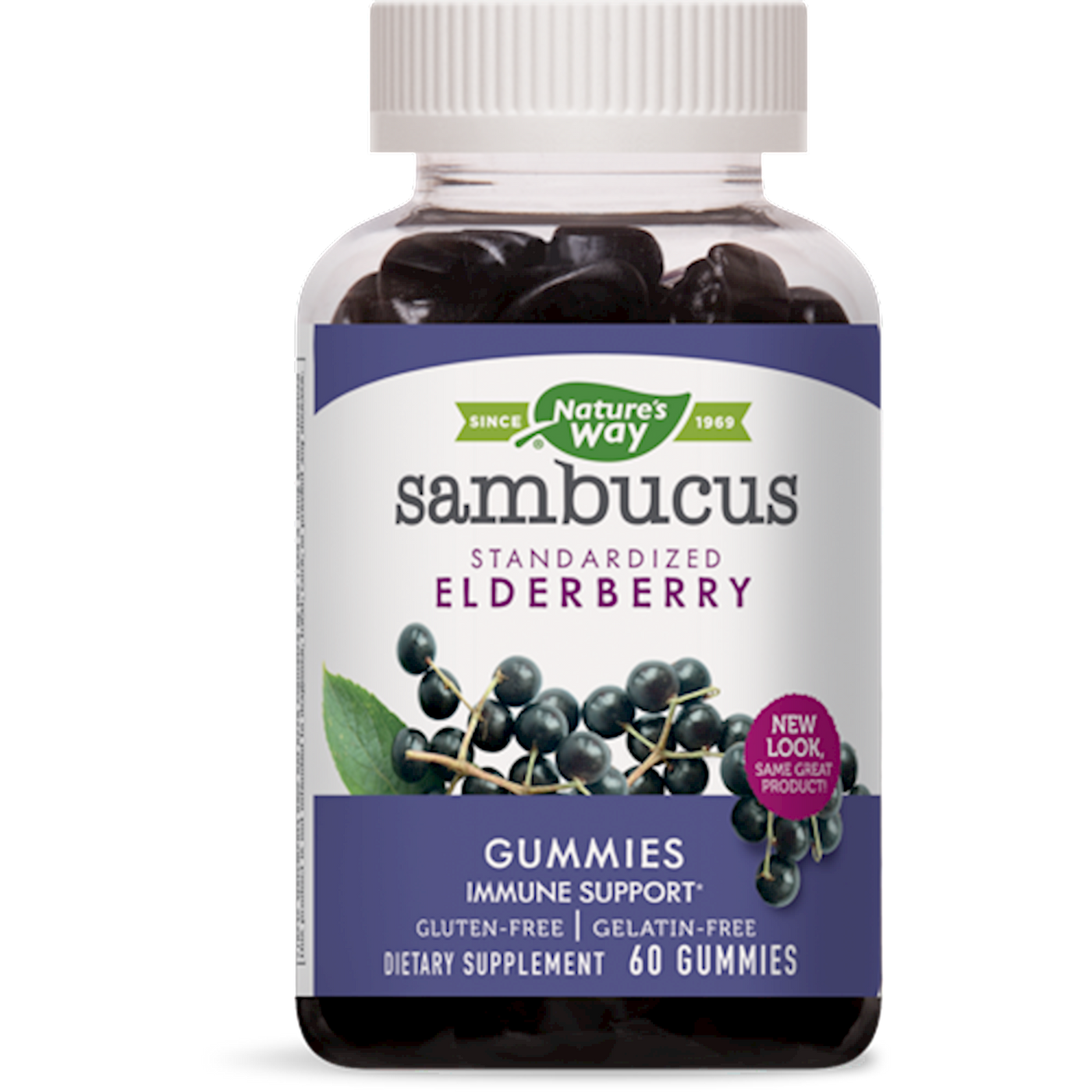 Sambucus Gummies Elderberry 60 gummies Curated Wellness