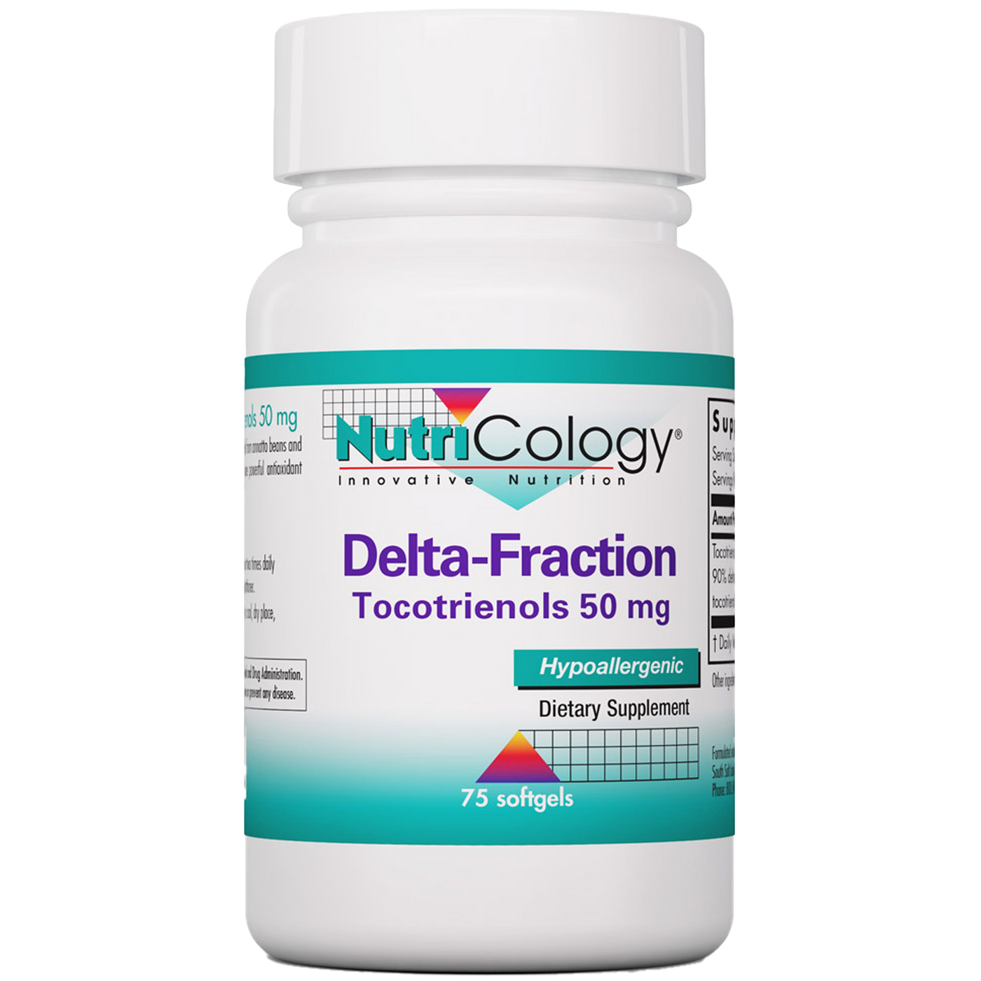 Delta-Fraction Tocotrienols 75 gels Curated Wellness