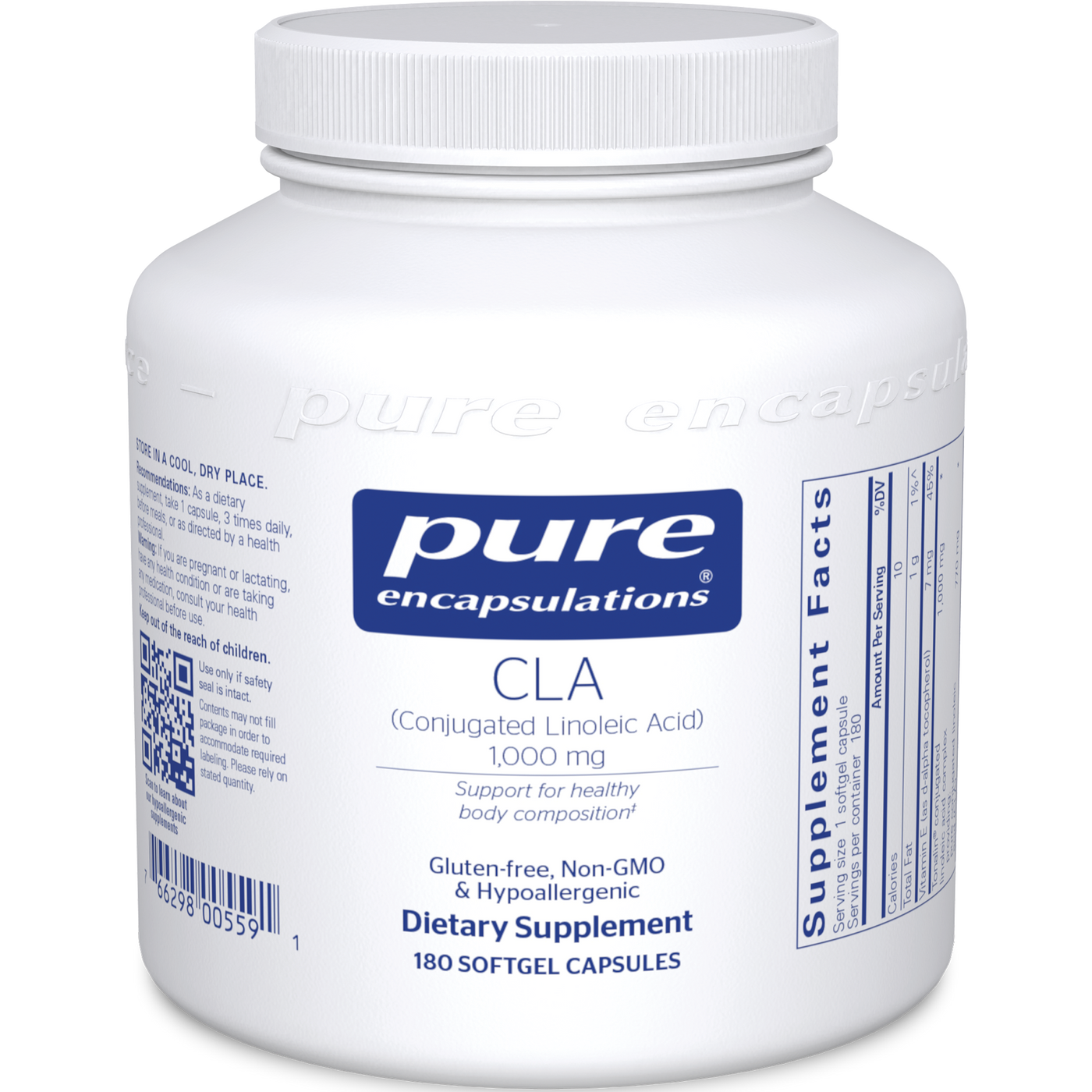 CLA 1000 mg 180 gels Curated Wellness