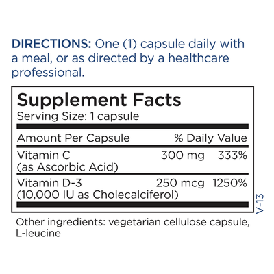 Vitamin D3 10000 IU 60 vcaps Curated Wellness