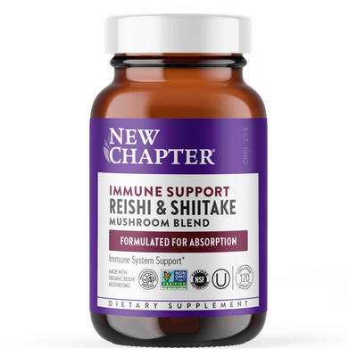 Immune Support Reishi&Shiitake 120 vcaps Curated Wellness