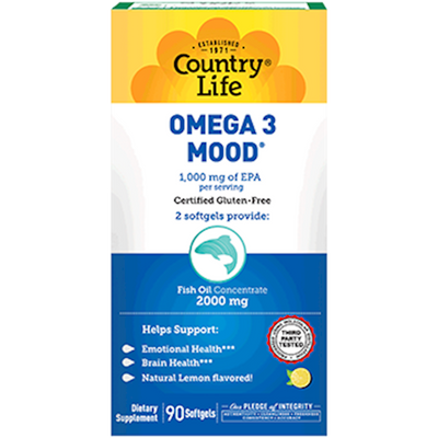 Omega 3 Mood 90 gels Curated Wellness