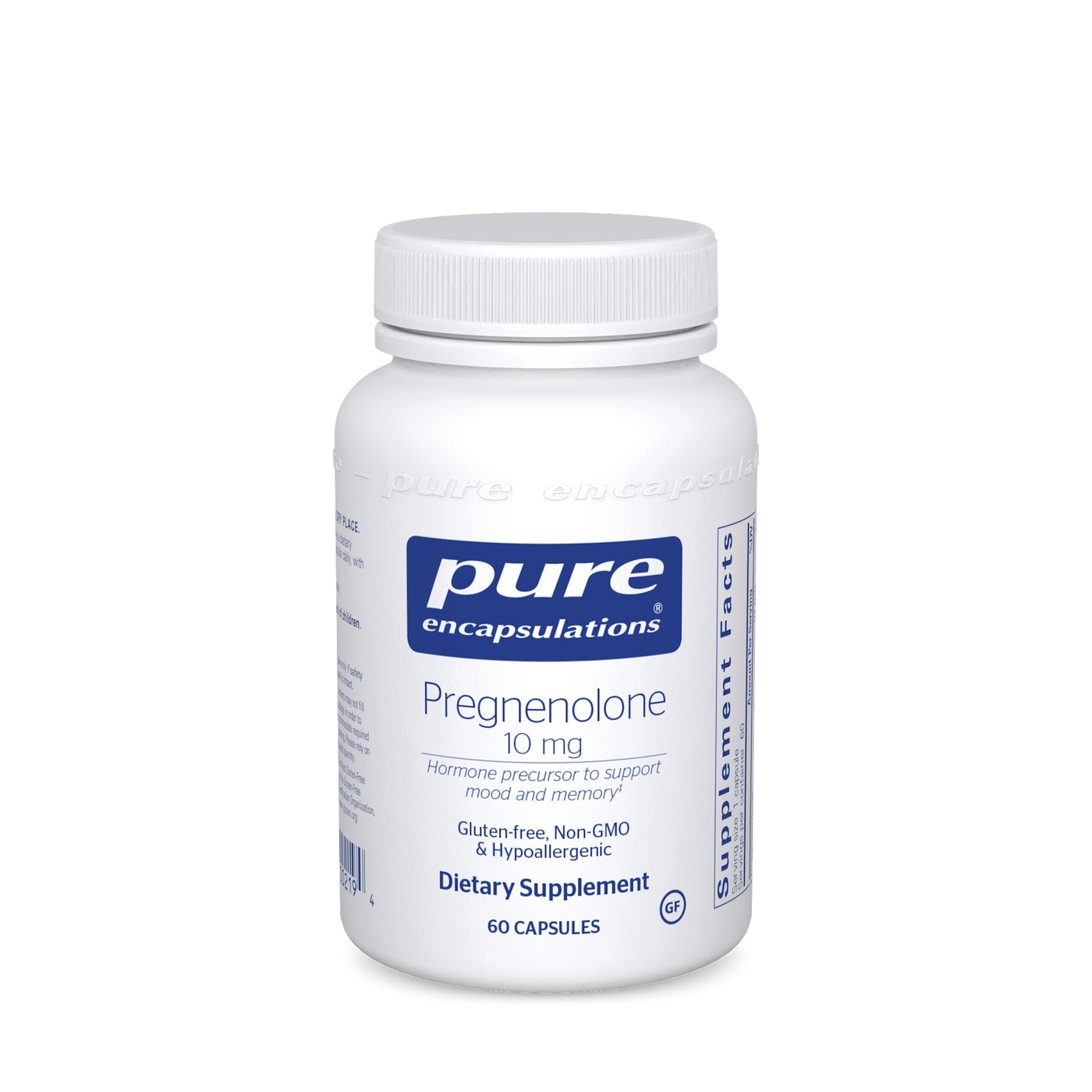 Pregnenolone 10 mg  Curated Wellness