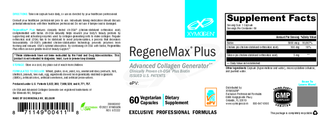 RegeneMax Plus 60 Capsules Curated Wellness