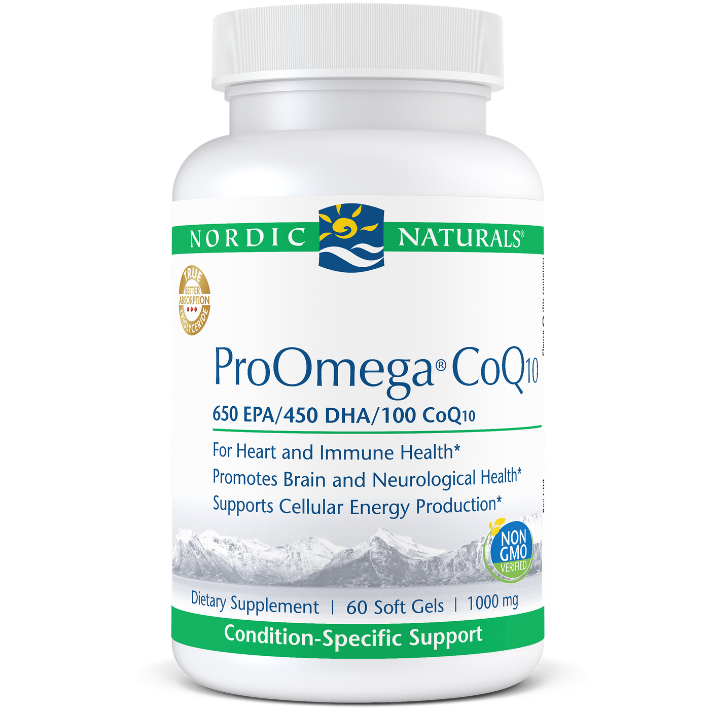 ProOmega CoQ10 60 gels Curated Wellness