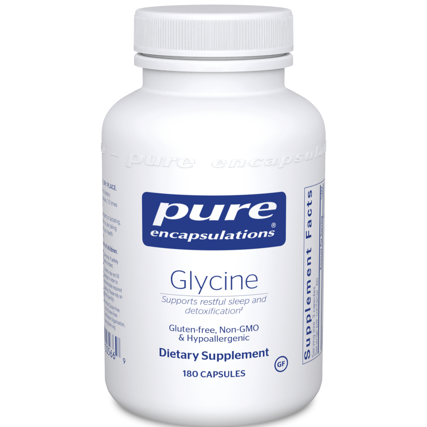 Glycine 500 mg 180 vcaps Curated Wellness
