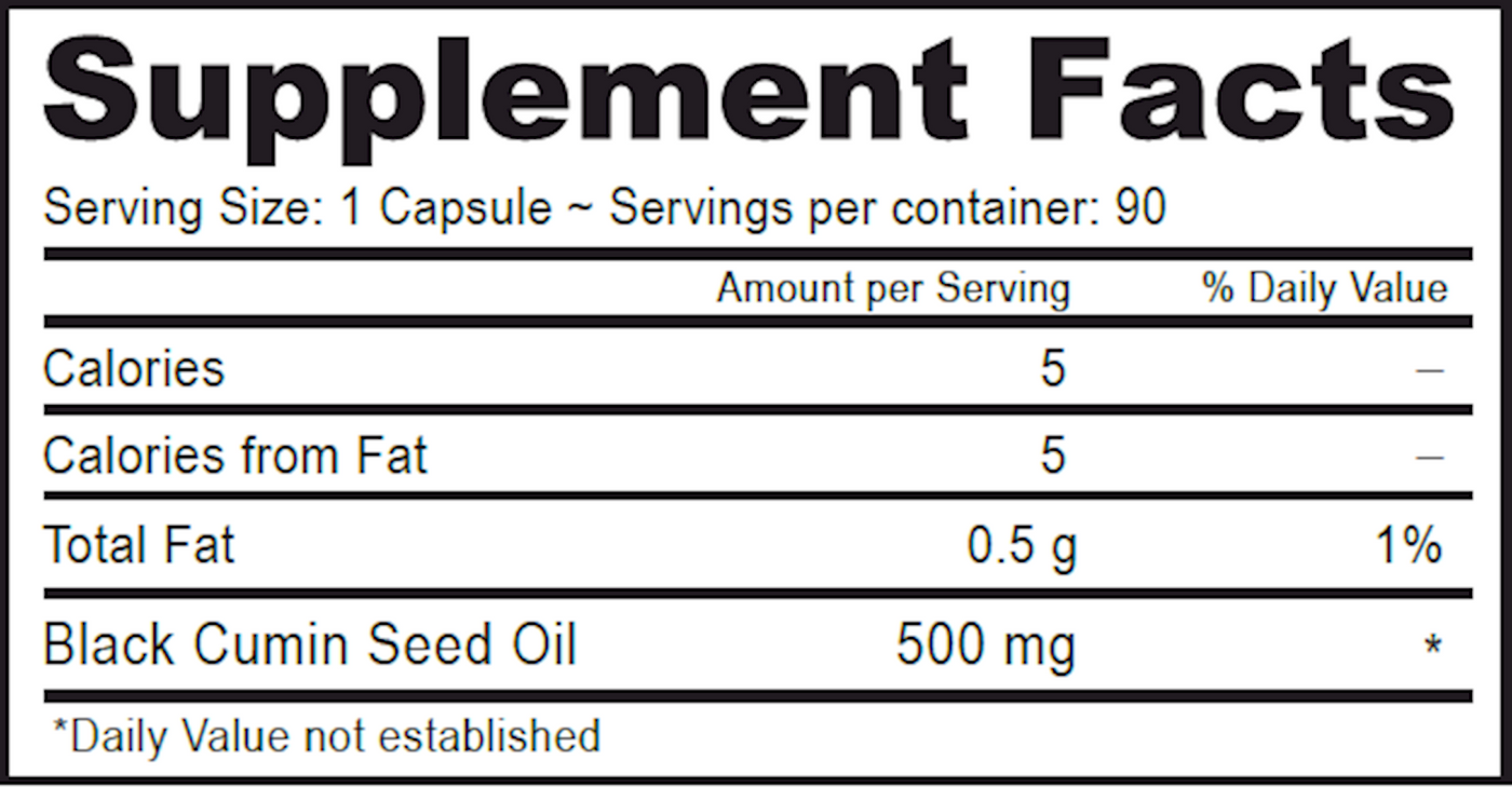 Vegan Black Cumin Seed Oil  Curated Wellness