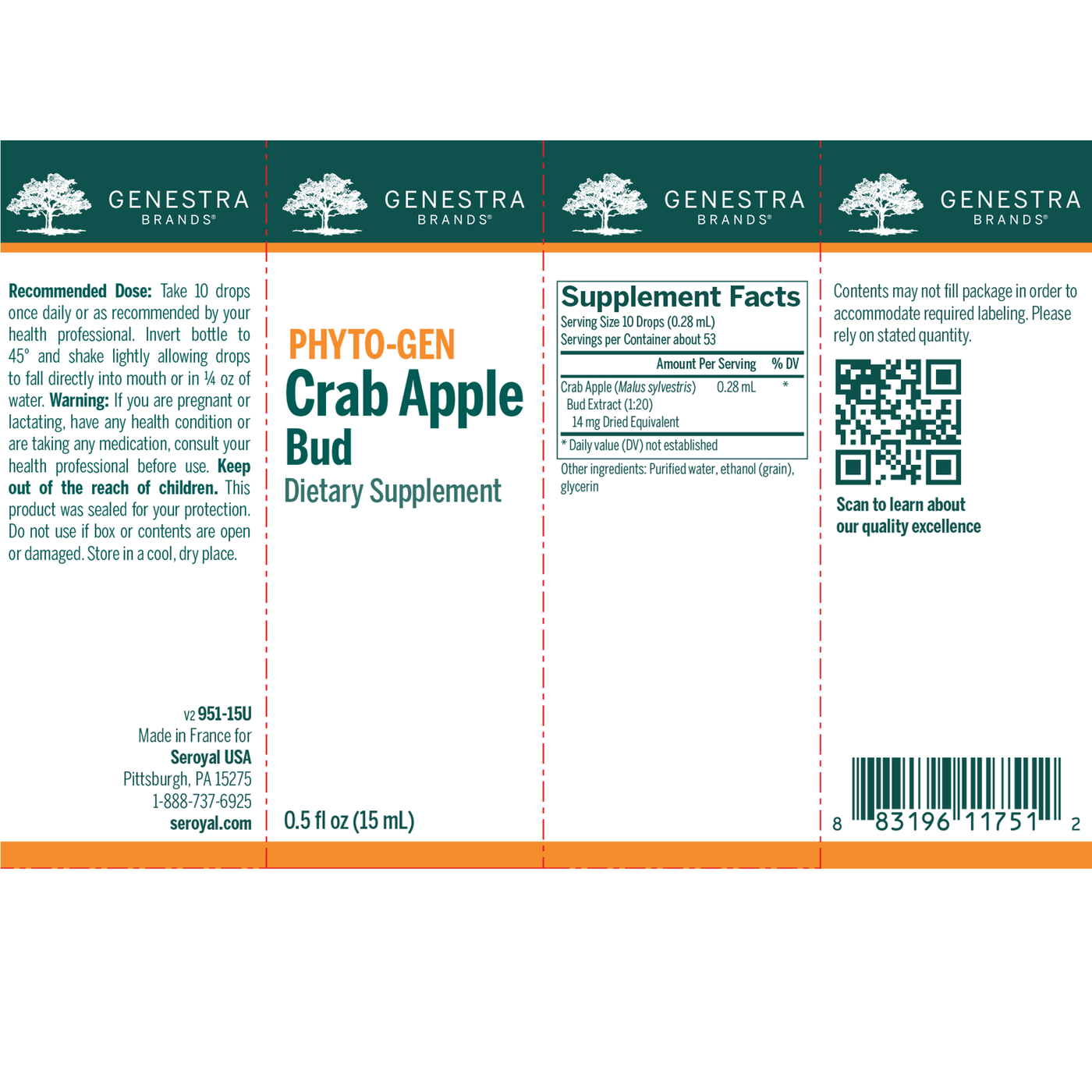 Crab Apple Bud 0.5 fl oz Curated Wellness