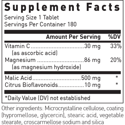 Malic Acid & Magnesium  Curated Wellness