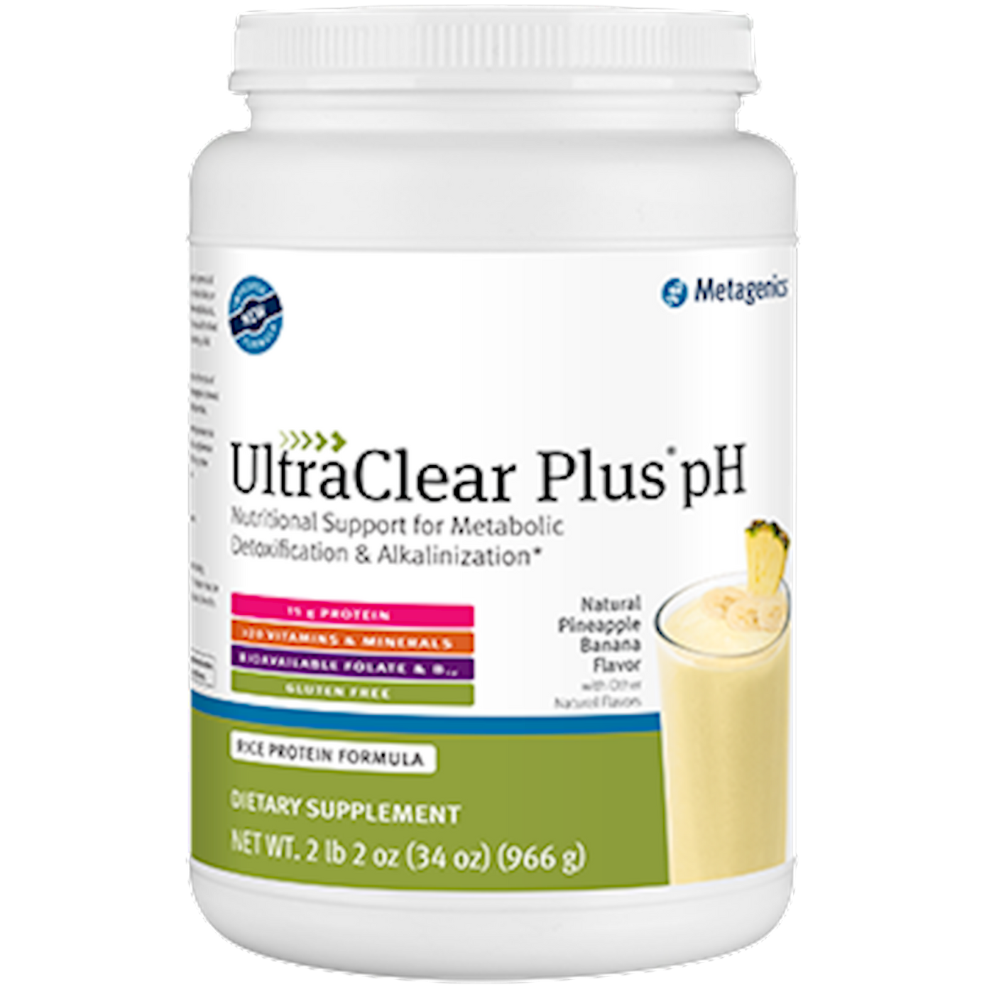 UltraClear PLUS pH Pin/Ban 966g Curated Wellness
