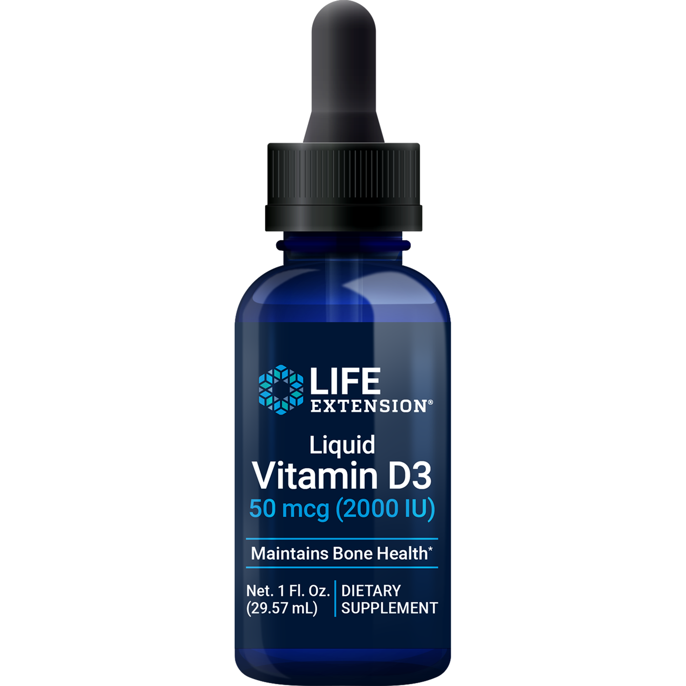 Liquid Vitamin D3 50 mcg 1 fl oz Curated Wellness
