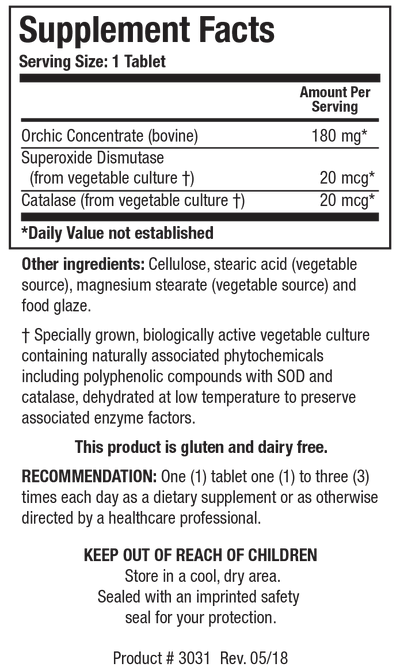 Cytozyme Orchic™ (Raw Orchic)