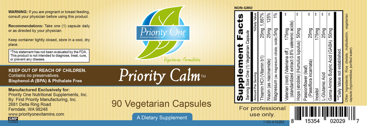 Priority Calm  Curated Wellness