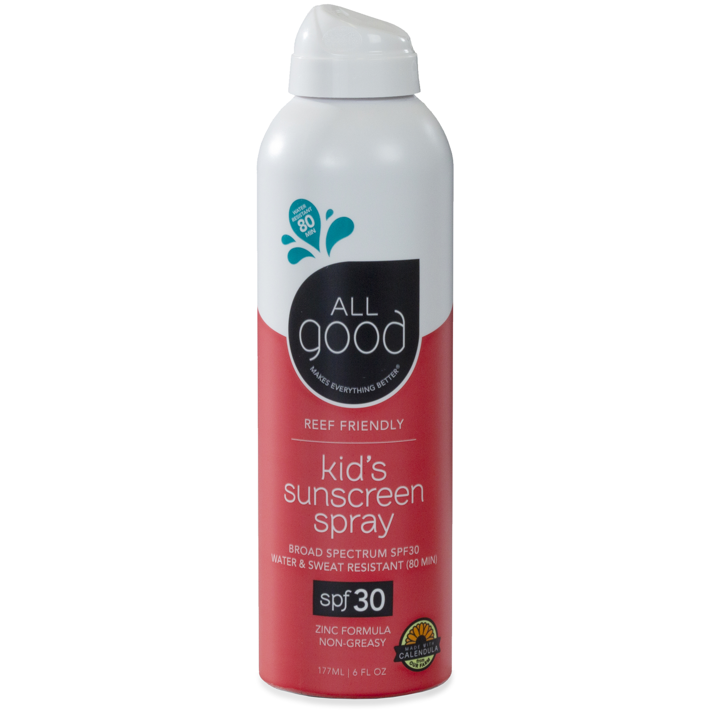 SPF30 Kid's Sunscreen Spray 6oz Curated Wellness