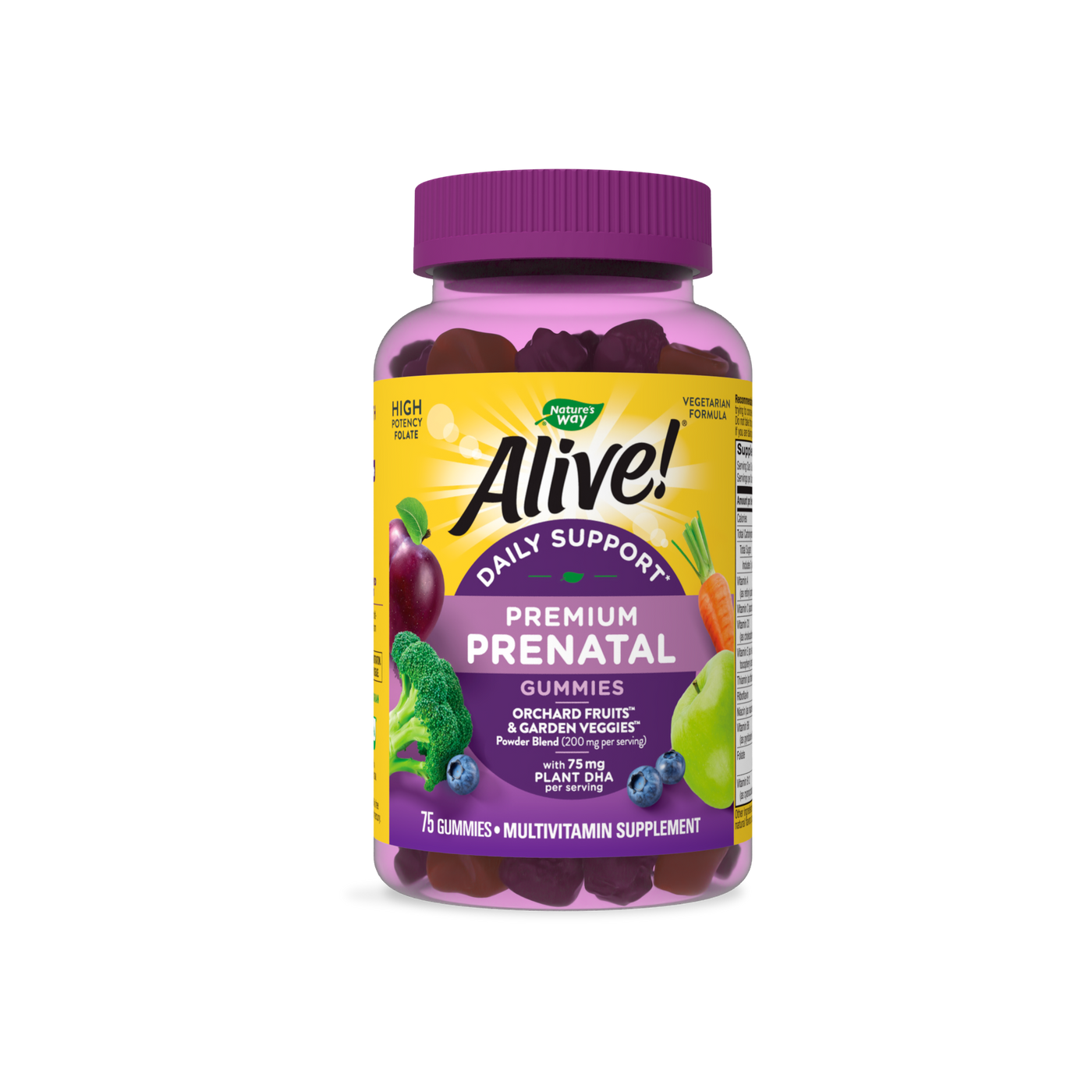 Alive! Prenatal Gummy 75 gummies Curated Wellness
