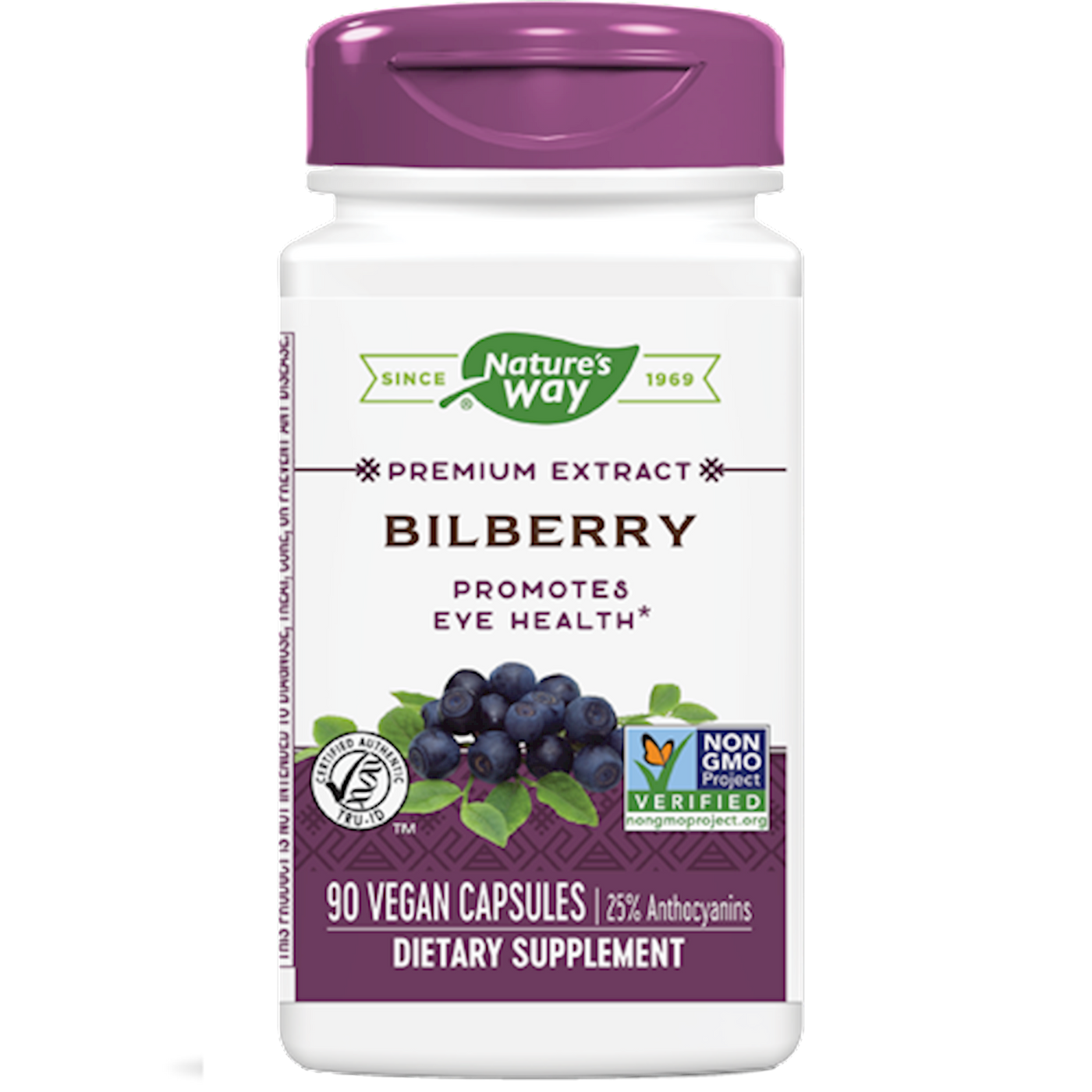 Bilberry Extract 60 caps Curated Wellness