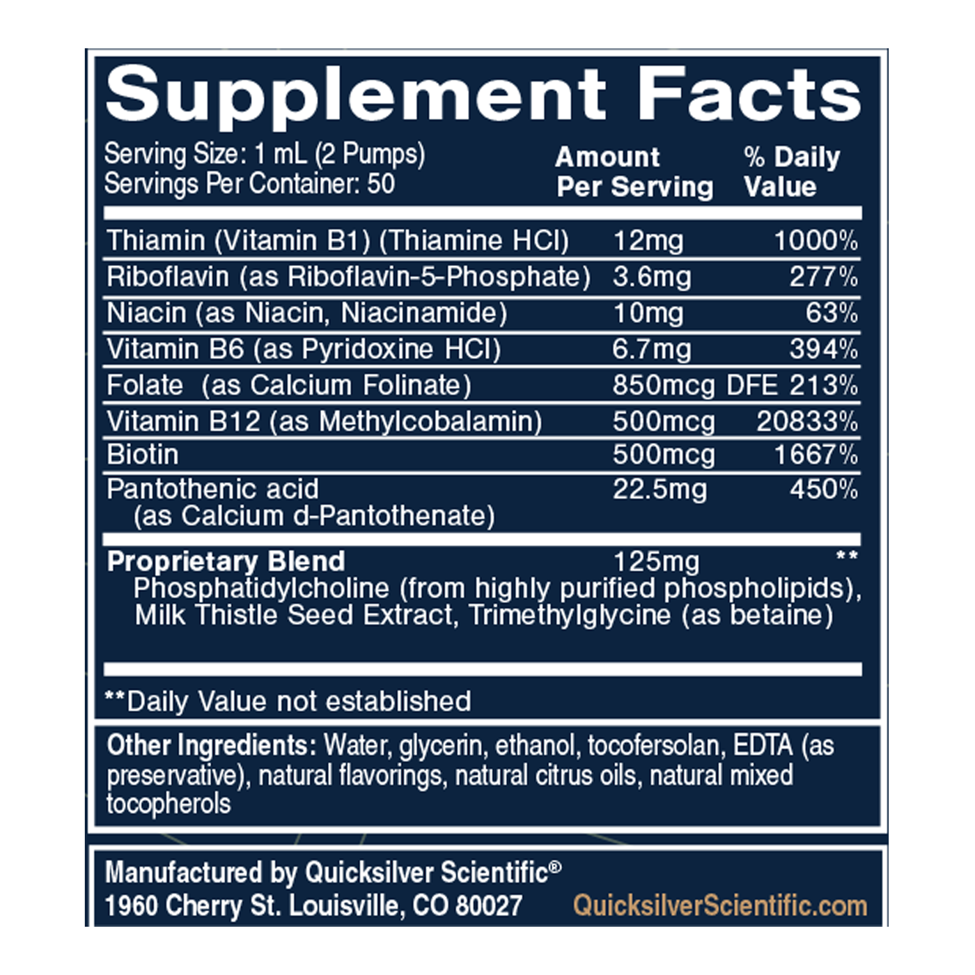 Methyl B Complex Liposomal  Curated Wellness