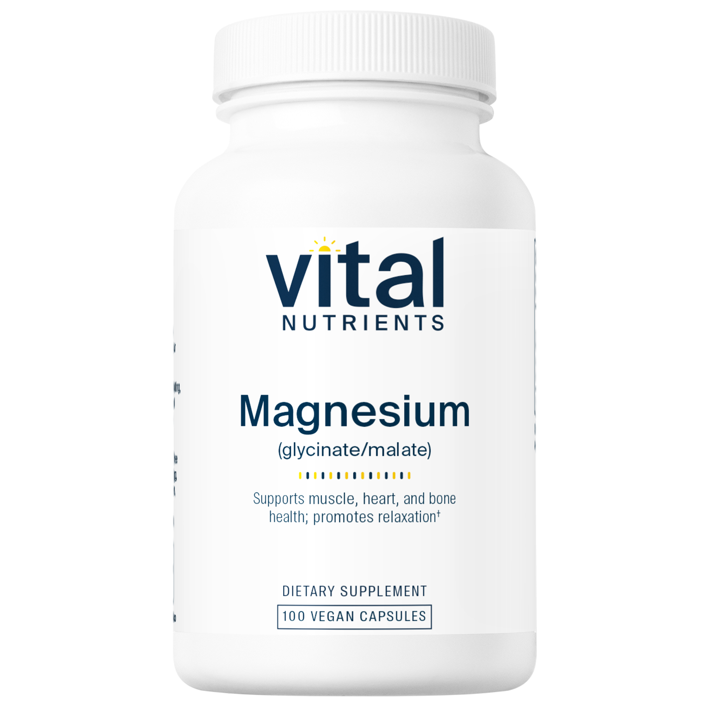 Magnesium Glycinate/Malate 100 vcaps Curated Wellness
