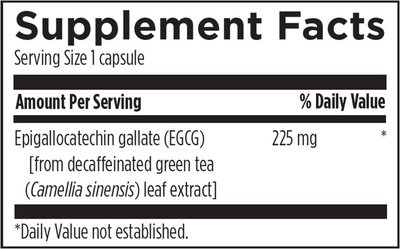 EGCG 60 vcaps Curated Wellness