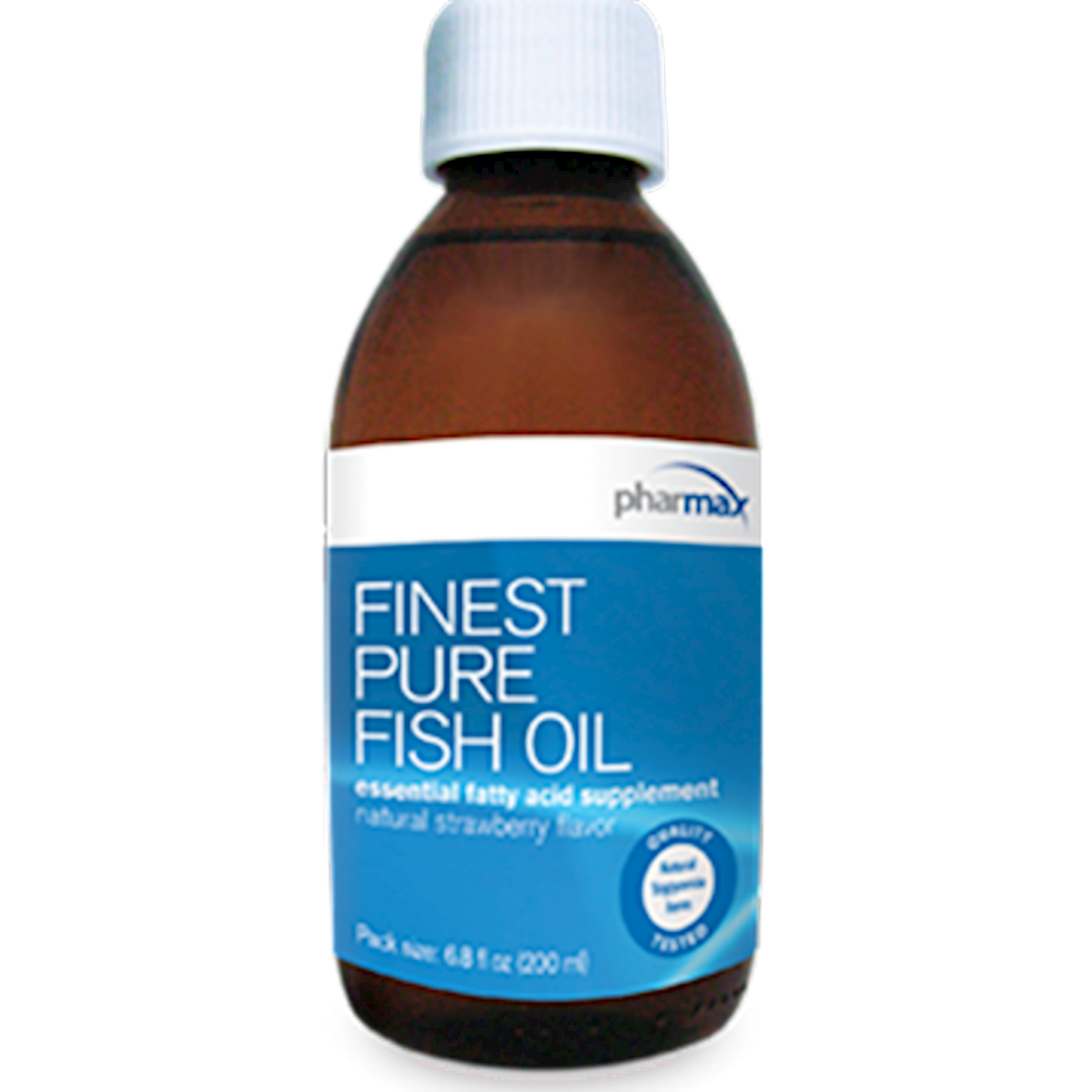 Finest Pure Fish Oil Strawberry 6.8 oz Curated Wellness