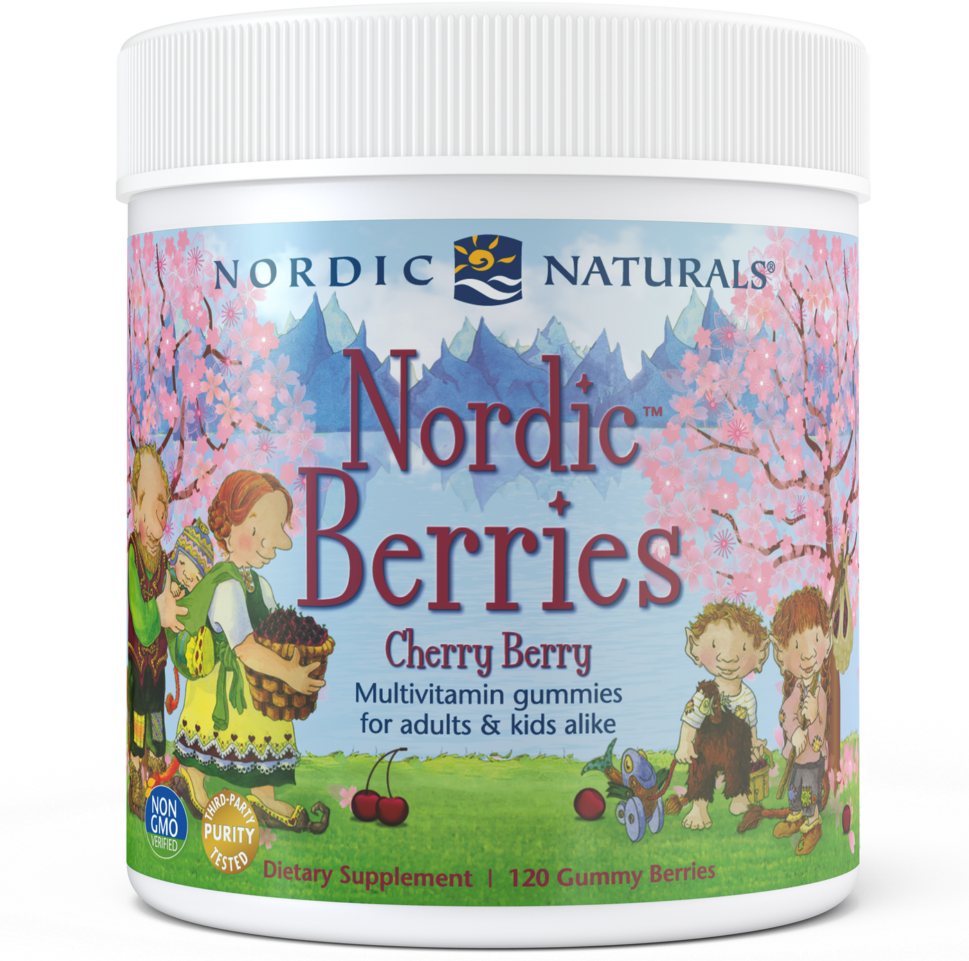 Nordic Berries Cherry Berry 120 Gummies Curated Wellness