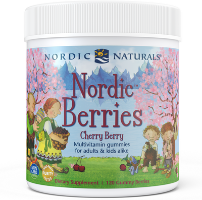 Nordic Berries Cherry Berry 120 Gummies Curated Wellness