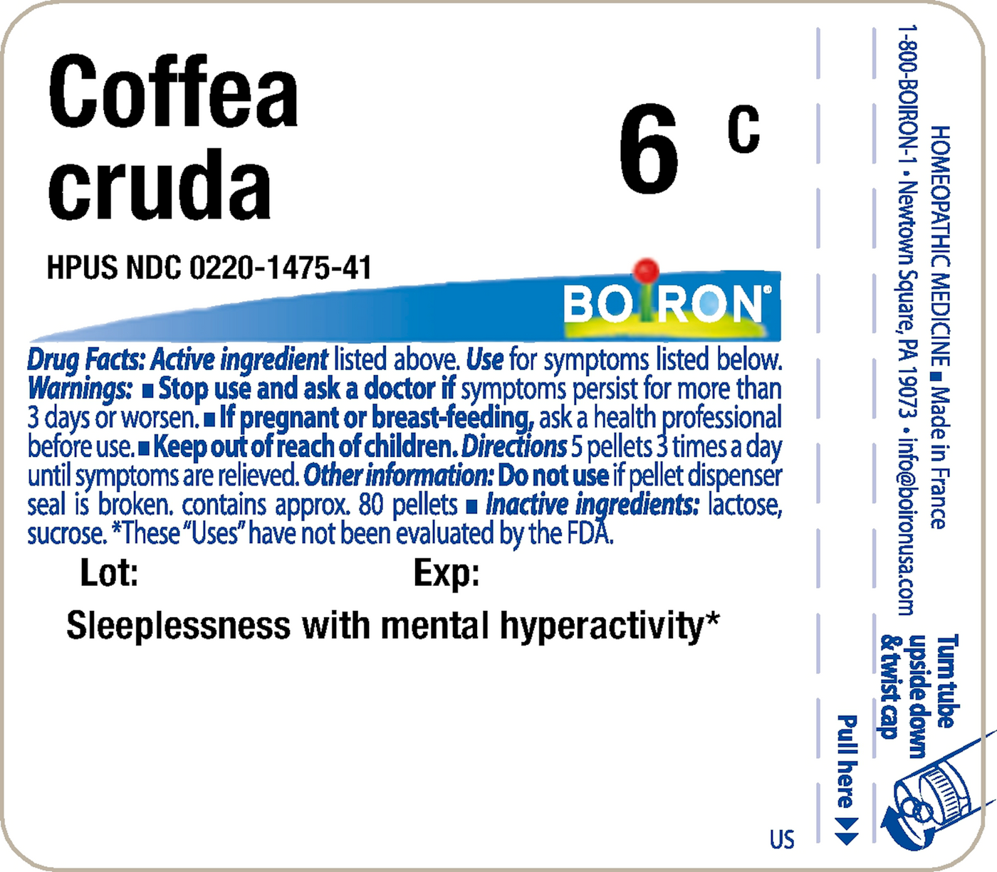 Coffea cruda 6C 80 plts Curated Wellness