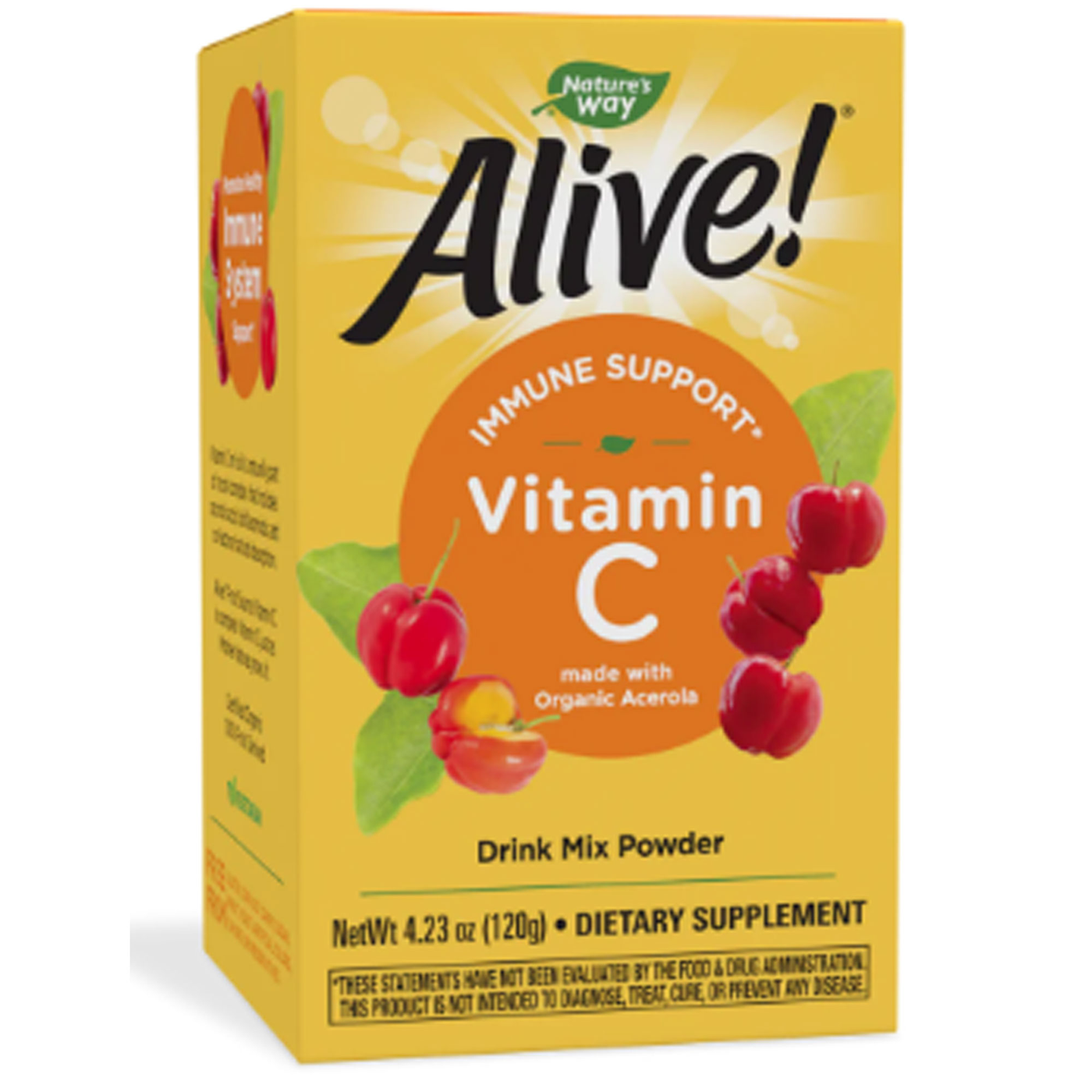 Alive! Organic Vitamin C Powder 120 g Curated Wellness