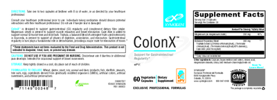 ColonX 60 Capsules Curated Wellness