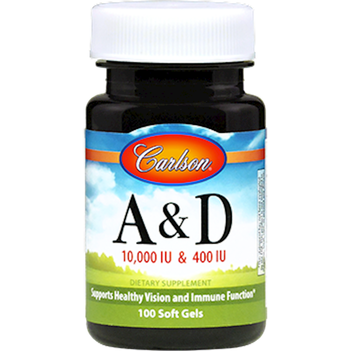 Vitamin A & D 100 gels Curated Wellness