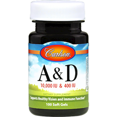Vitamin A & D 100 gels Curated Wellness
