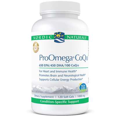 ProOmega CoQ10 120 gels Curated Wellness