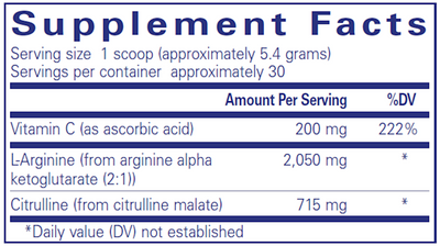 Nitric Oxide Support 162 gms Curated Wellness