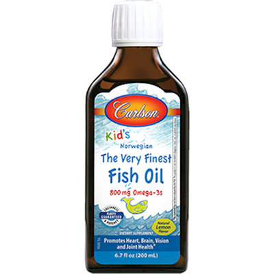 Carlson for Kids Fish Oil Lemon  Curated Wellness