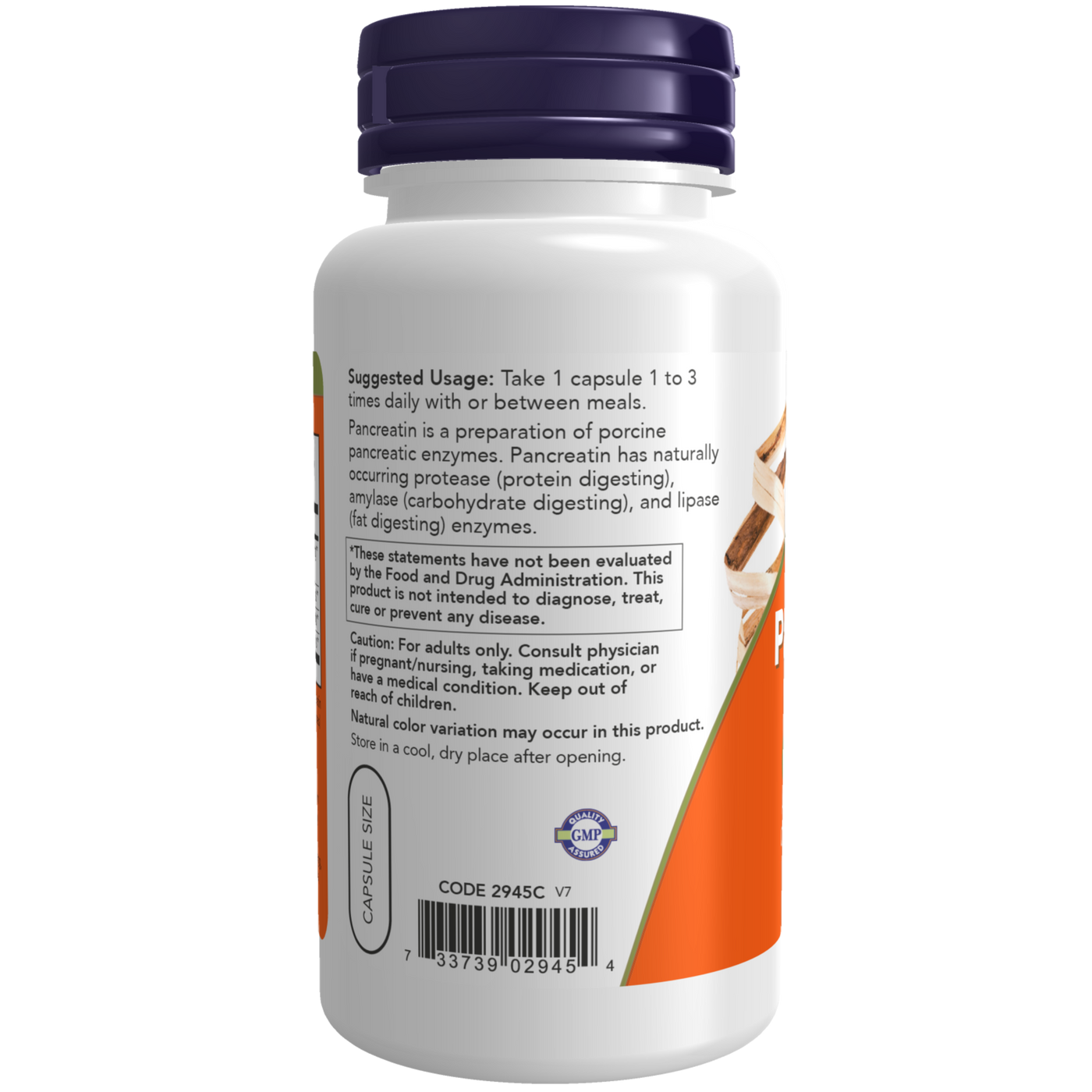 Pancreatin 10X-200 mg  Curated Wellness