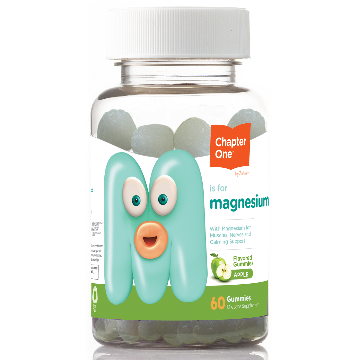 M is for Magnesium - Apple 60 gummies Curated Wellness