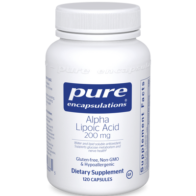 Alpha Lipoic Acid 200 mg 120 vcaps Curated Wellness