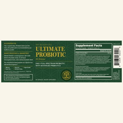 Ultimate Probiotic 60 capsules Curated Wellness