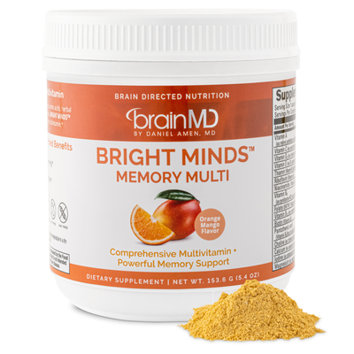 Bright Minds Memory Multi Orange Mango Curated Wellness