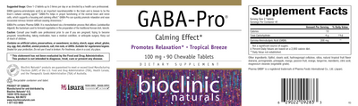 GABA -Pro - Tropical Brz 90 chew Curated Wellness